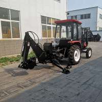 Farming tractor with front end loader and backhoe price