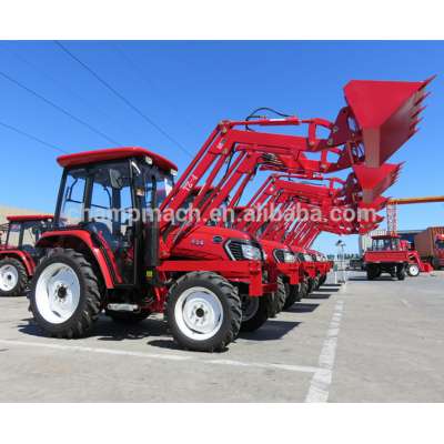 4wd 40hp tractor with front end loader and backhoe